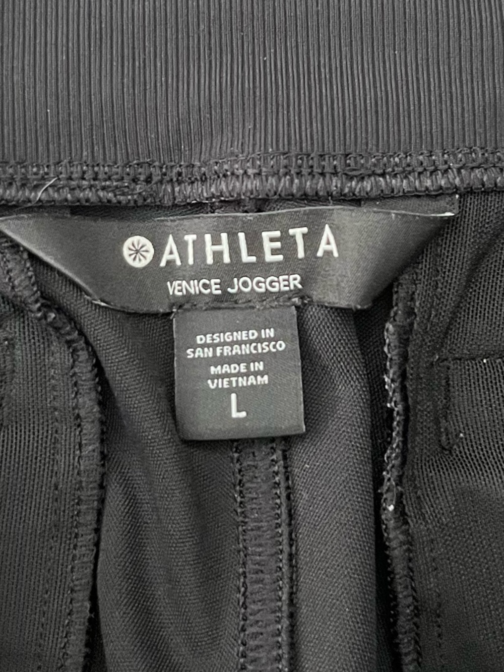 Athleta Venice High Rise Jogger Black Size L Style 597888 - Picture 9 of 17